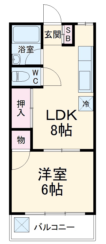 大野マンションの間取り