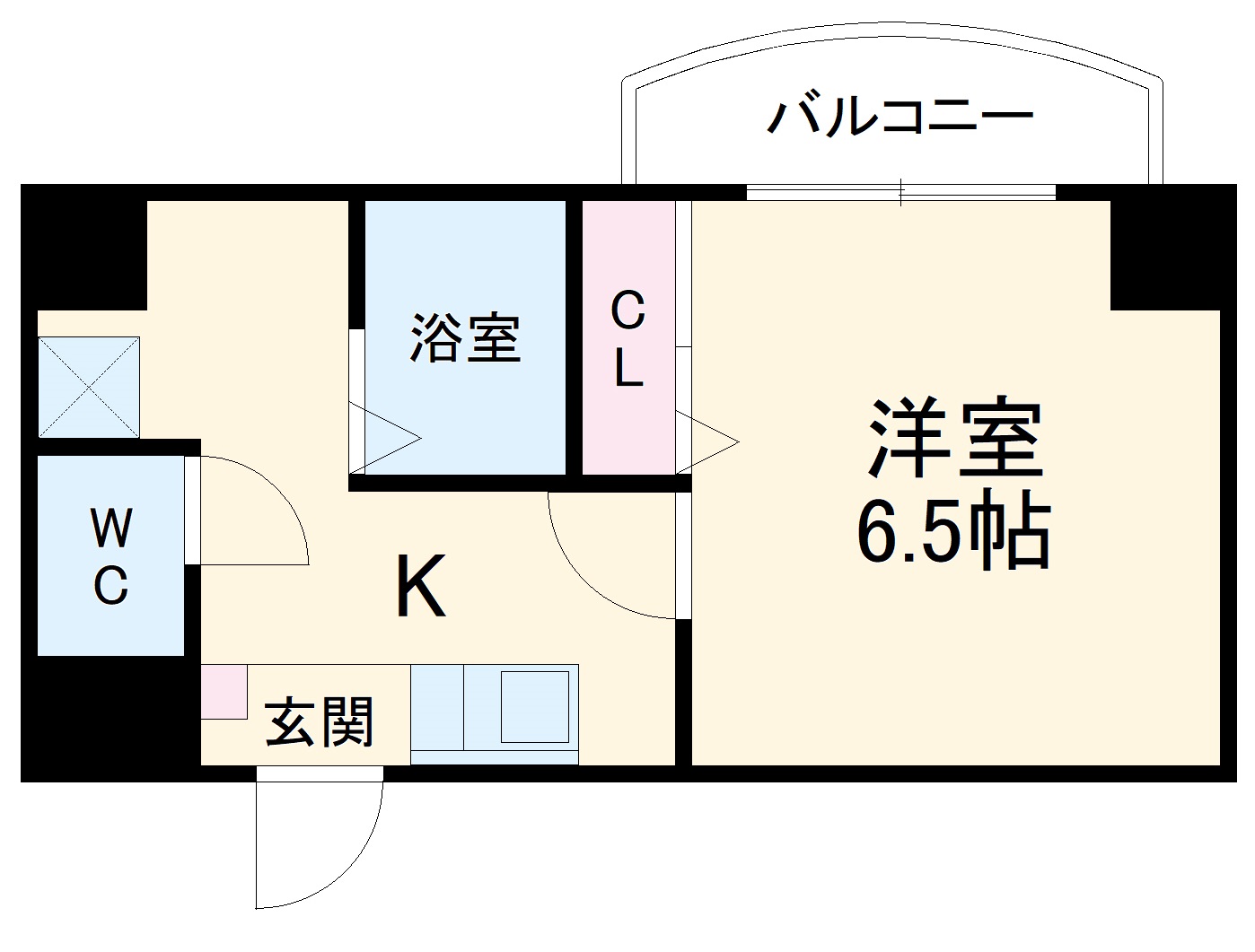 万宝マンションの間取り