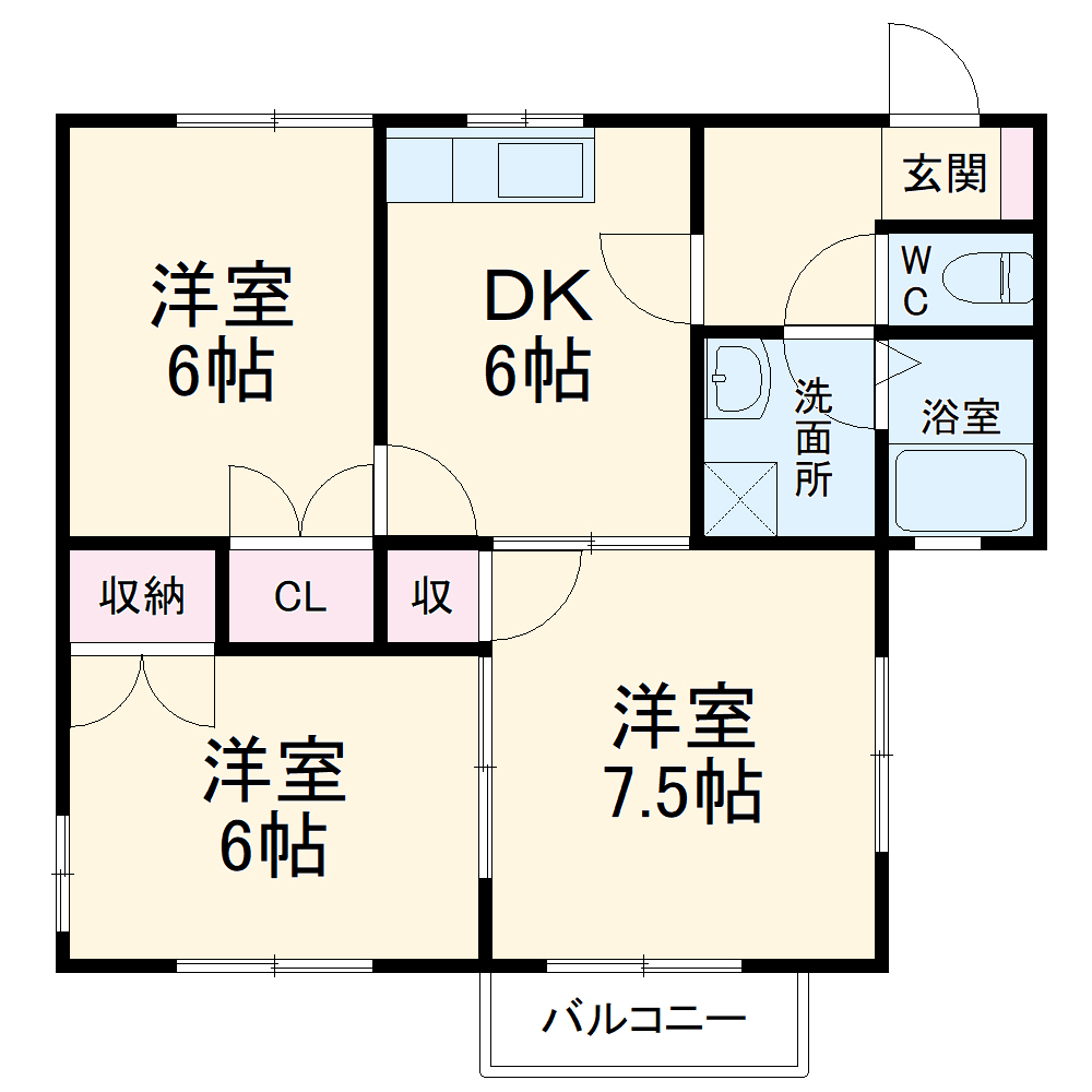 スズキハイムの間取り