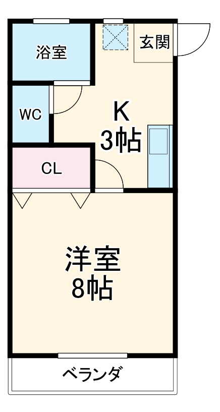 ハニーハイツの間取り