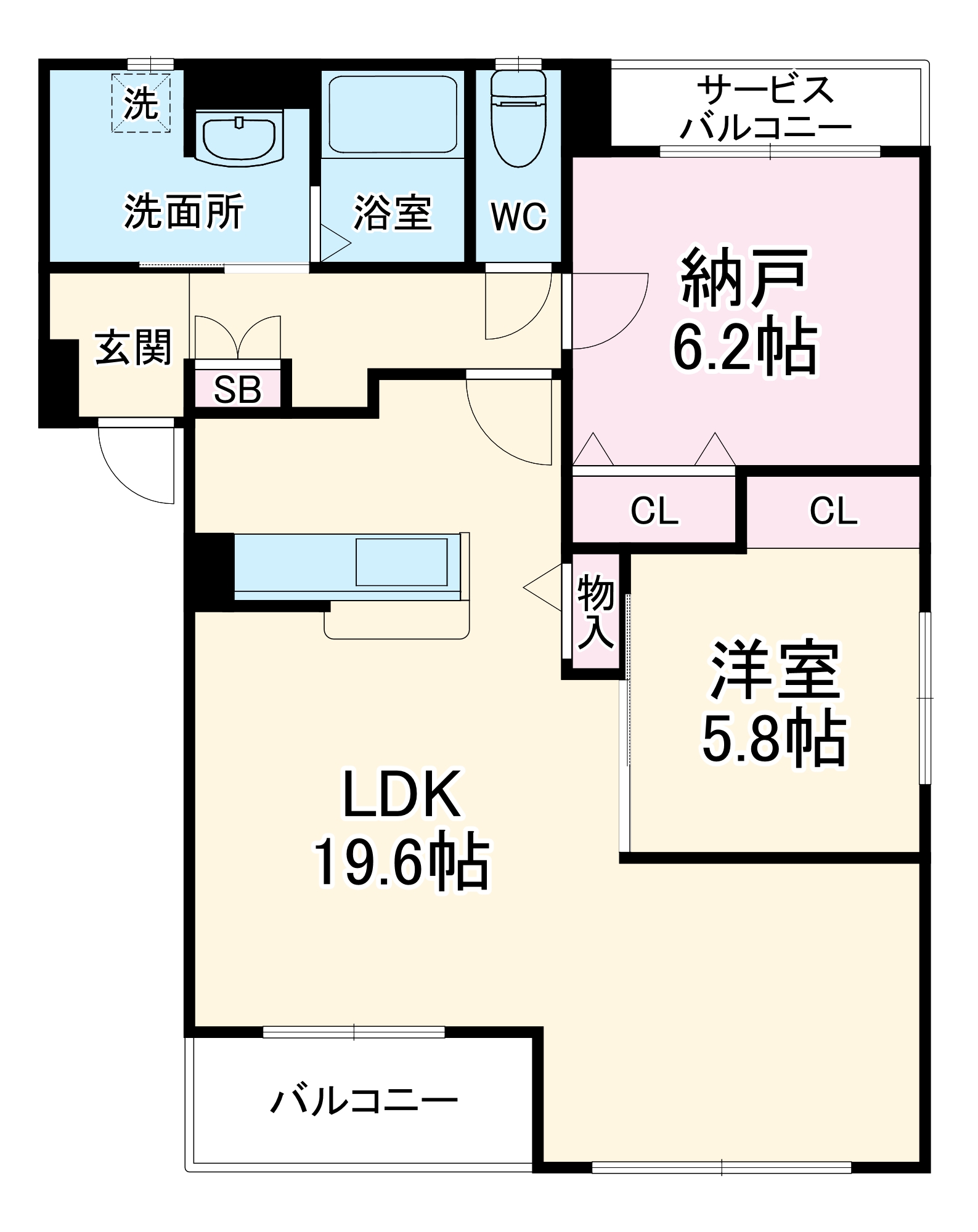 エスポワールの間取り