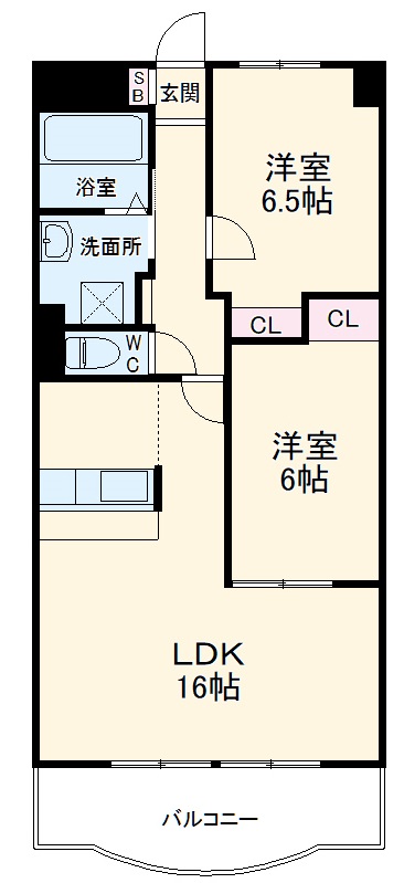 レジデンス光和Ⅱの間取り