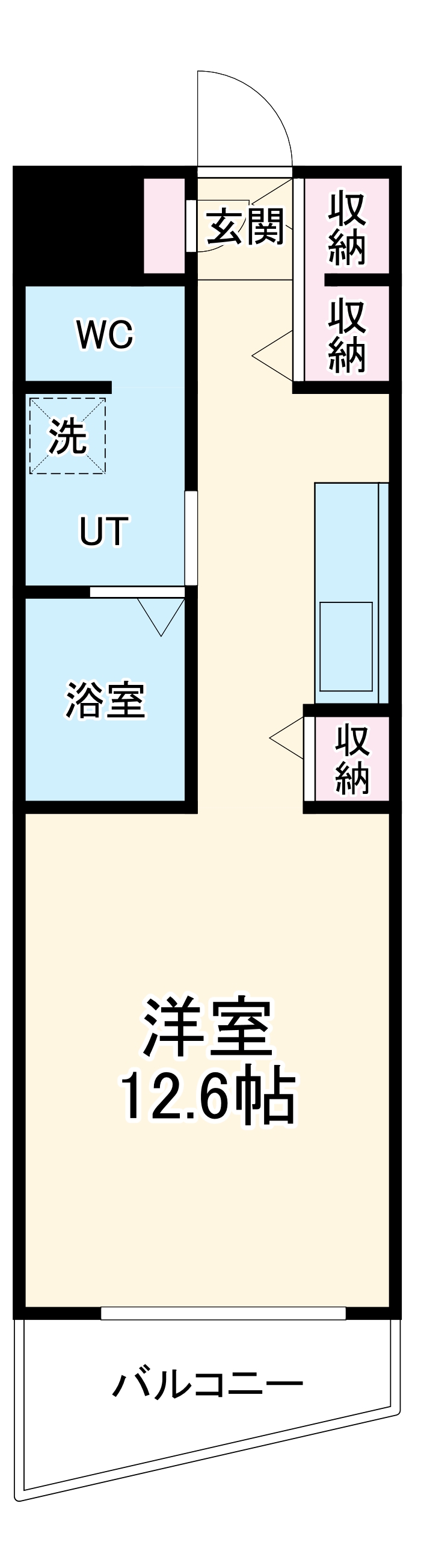 ベルドミール橘の間取り