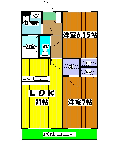 エクセルコート妙典の間取り