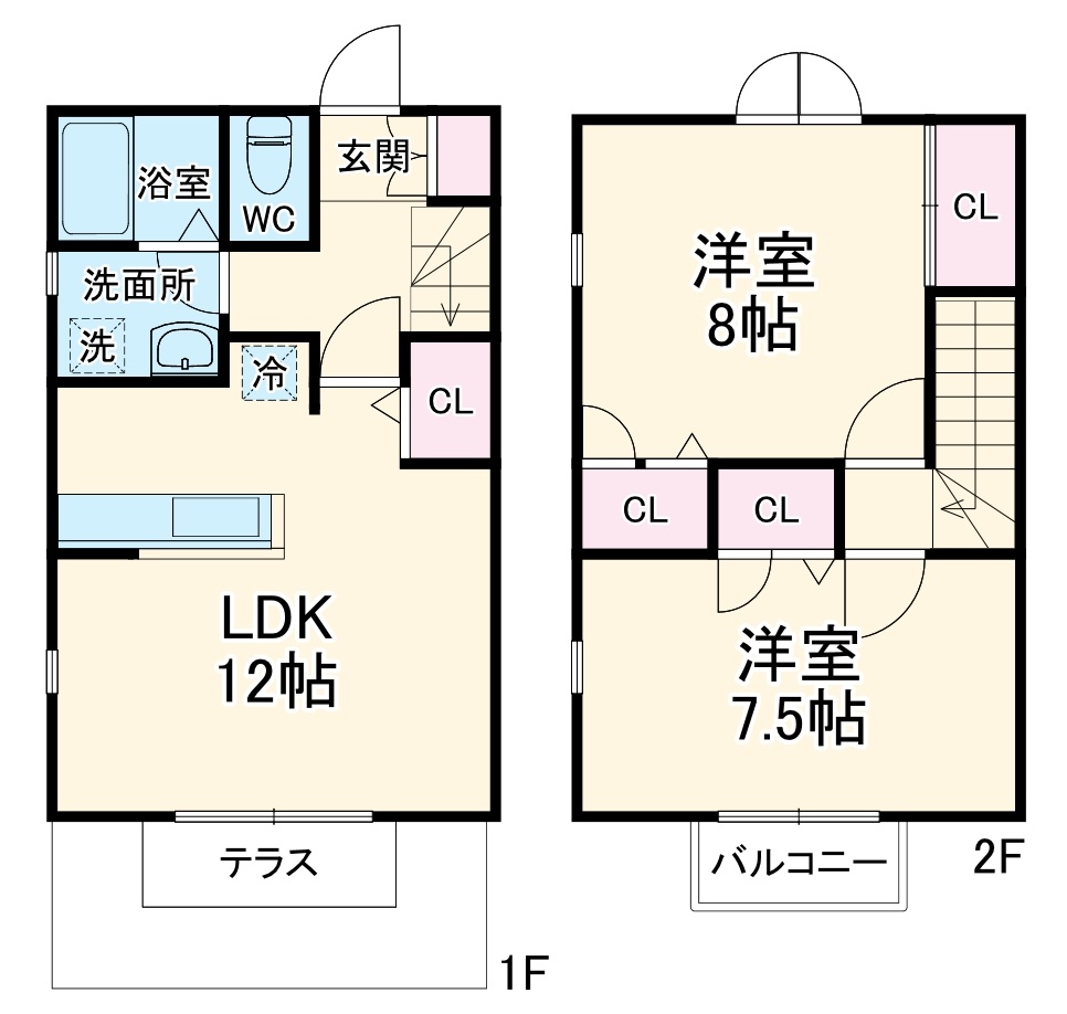 La Villa de Campagne Aの間取り