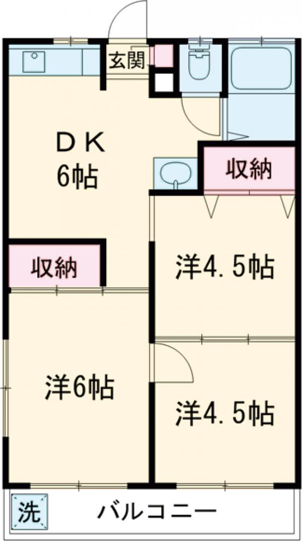 吉田第1マンションの間取り