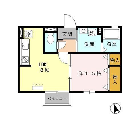 ジュネス中小田井の間取り