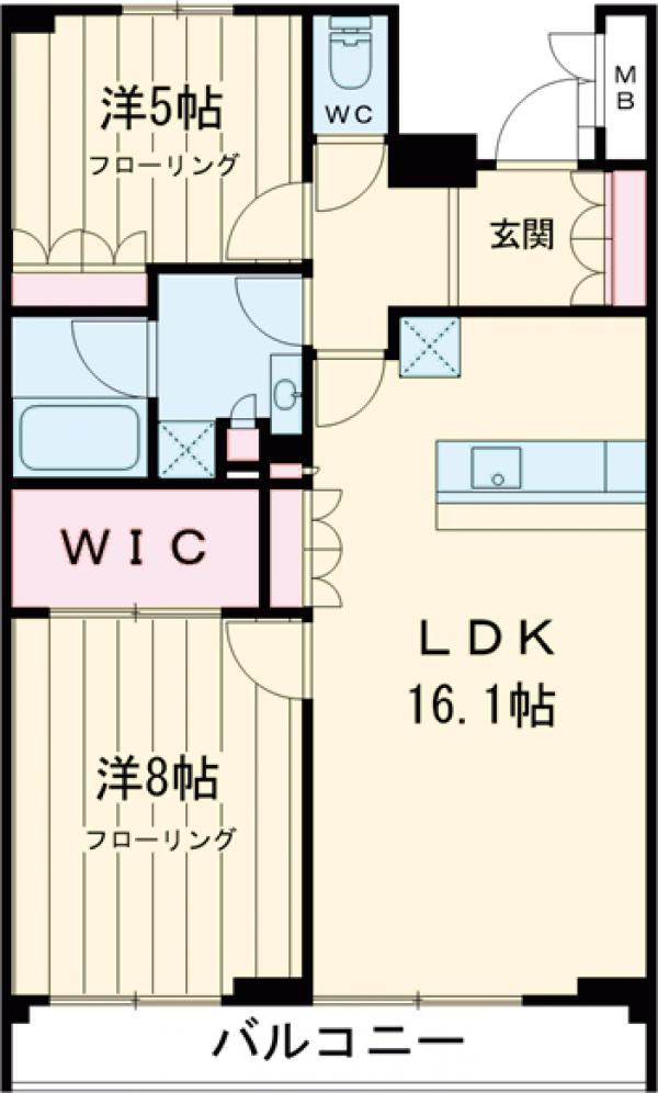 プライムメゾン武蔵野の杜の間取り