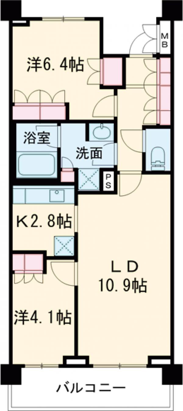 プライムメゾン武蔵野の杜の間取り