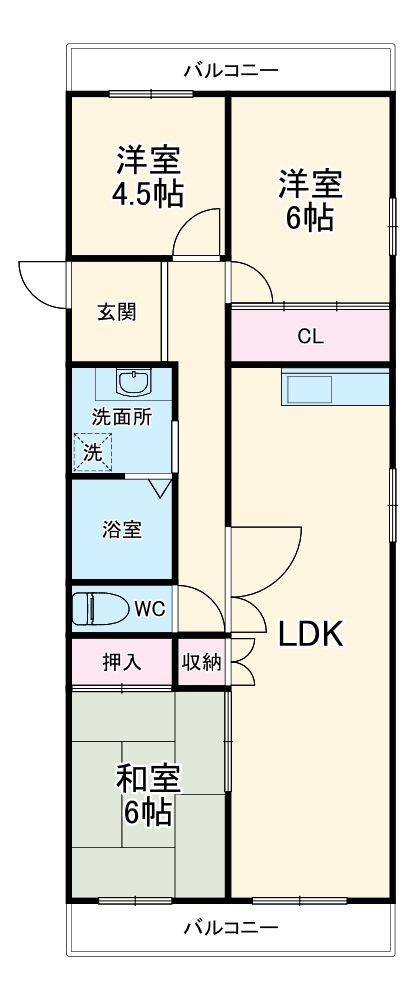 原田ビルの間取り