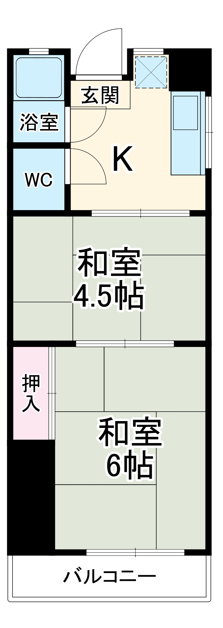 佐竹ビルの間取り