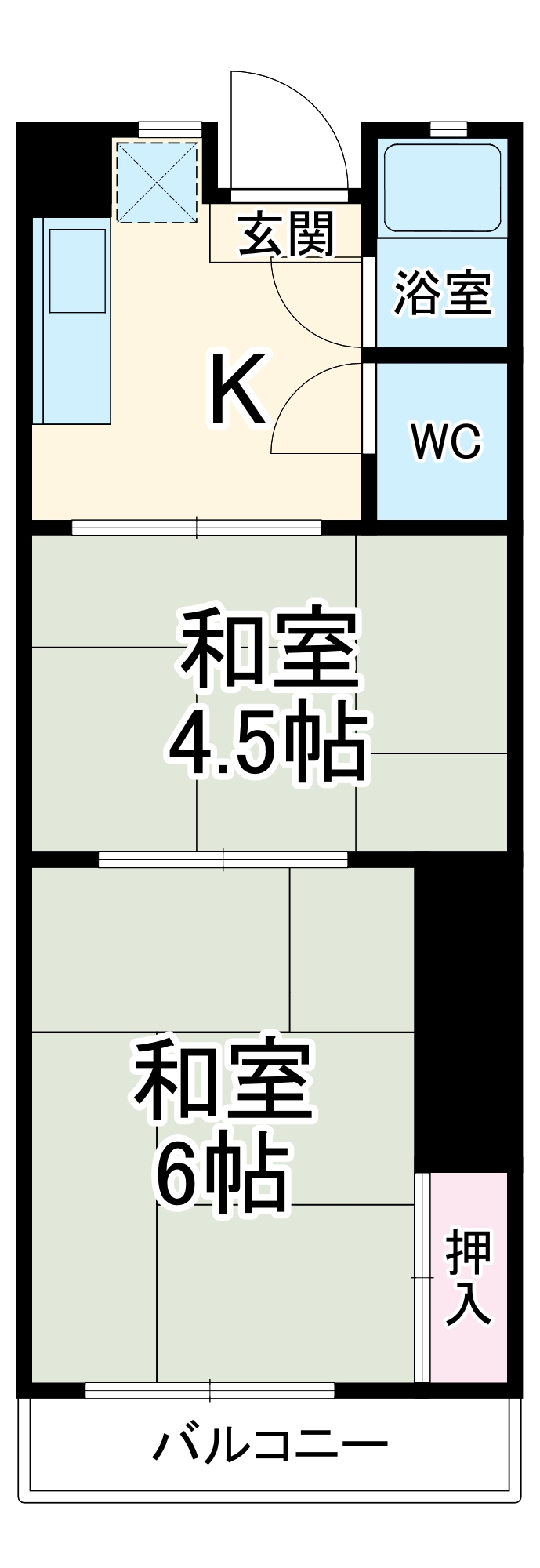 佐竹ビルの間取り