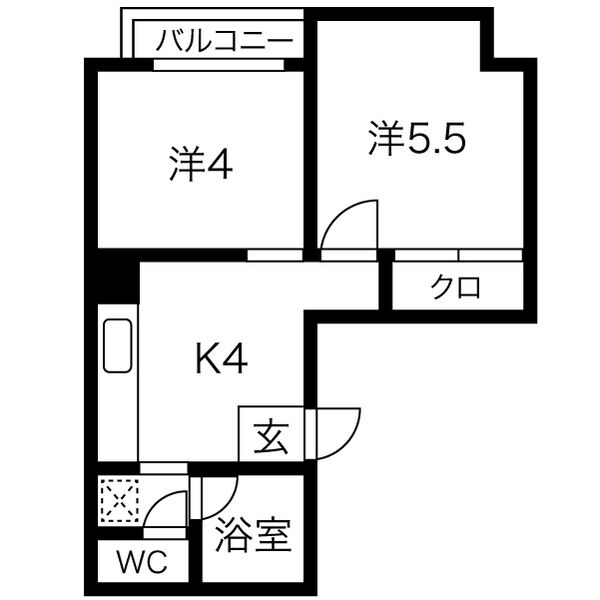 CROWNの間取り