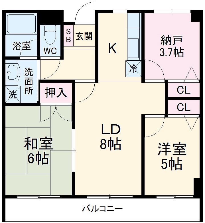 グランドールＭＫの間取り