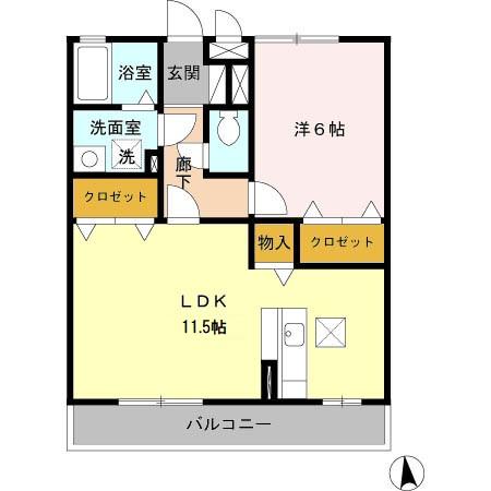 メゾン グランドゥールの間取り