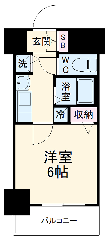 プレサンスNAGOYA桜通ビッグビートの間取り