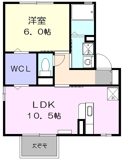 プランドール柊の間取り