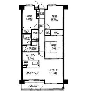 バンベール千種竹越の間取り