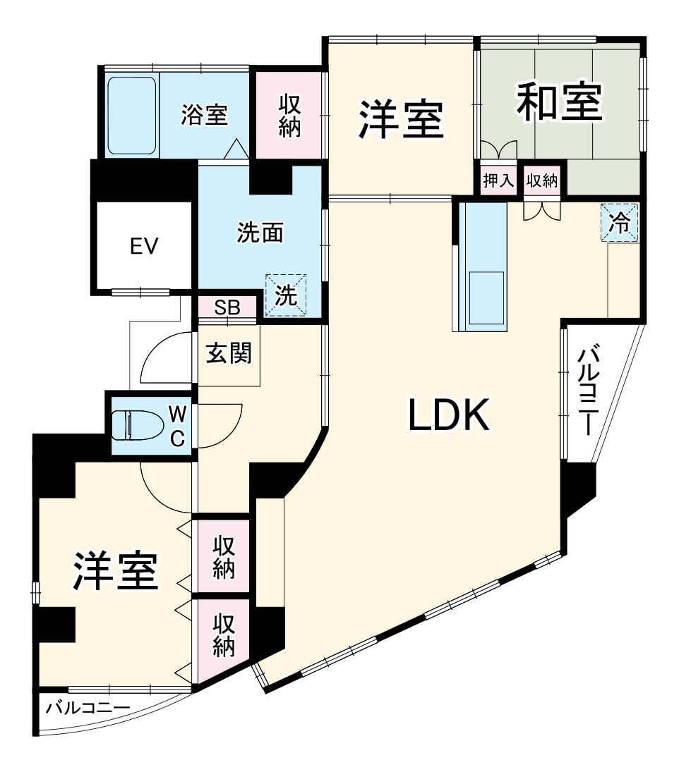 TKボヌールの間取り