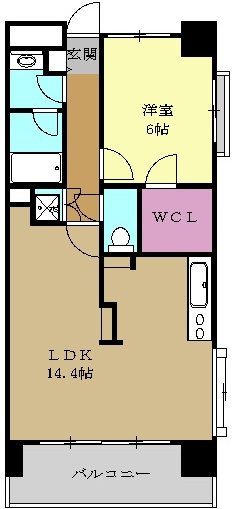 Ｌａ　Ｄｏｕｃｅｕｒ山王の間取り