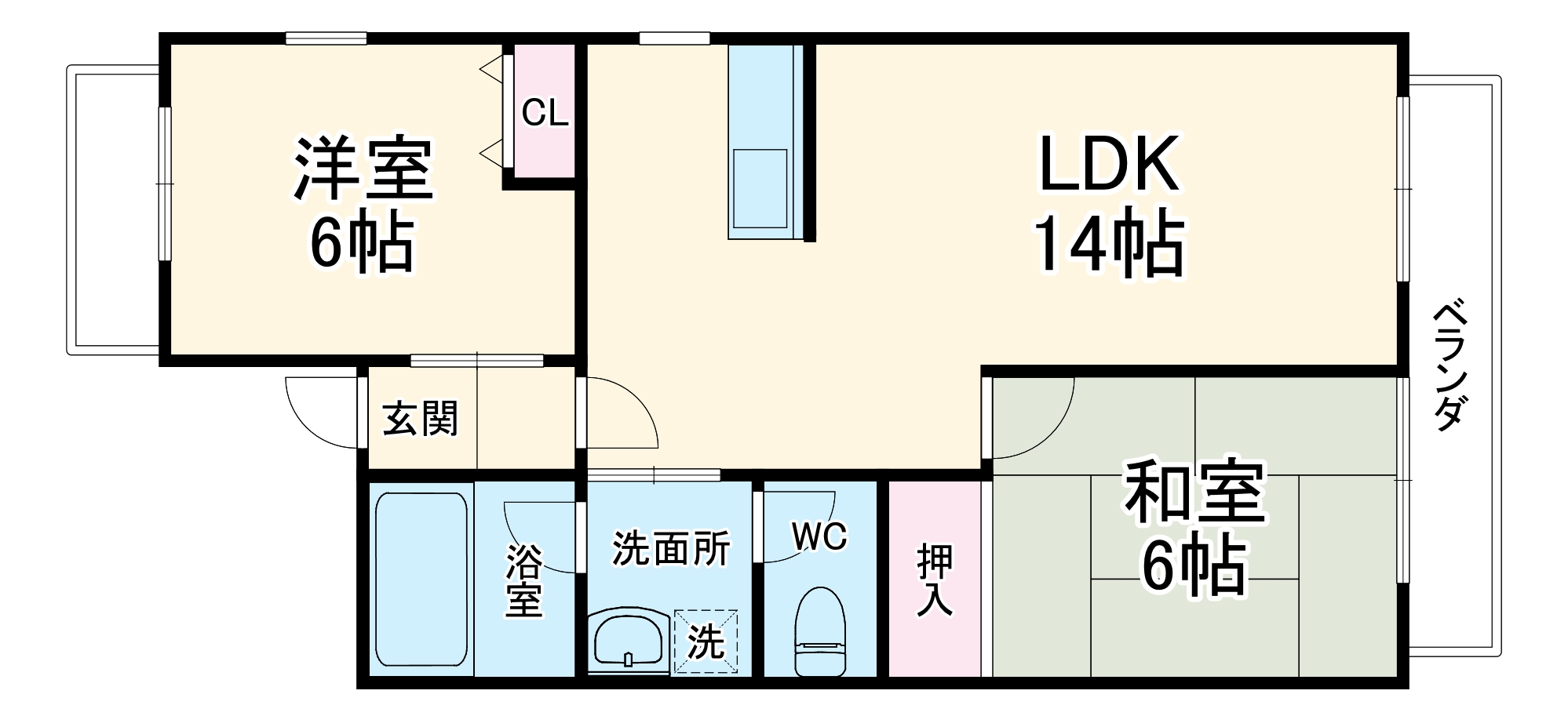 メモアール丸万の間取り