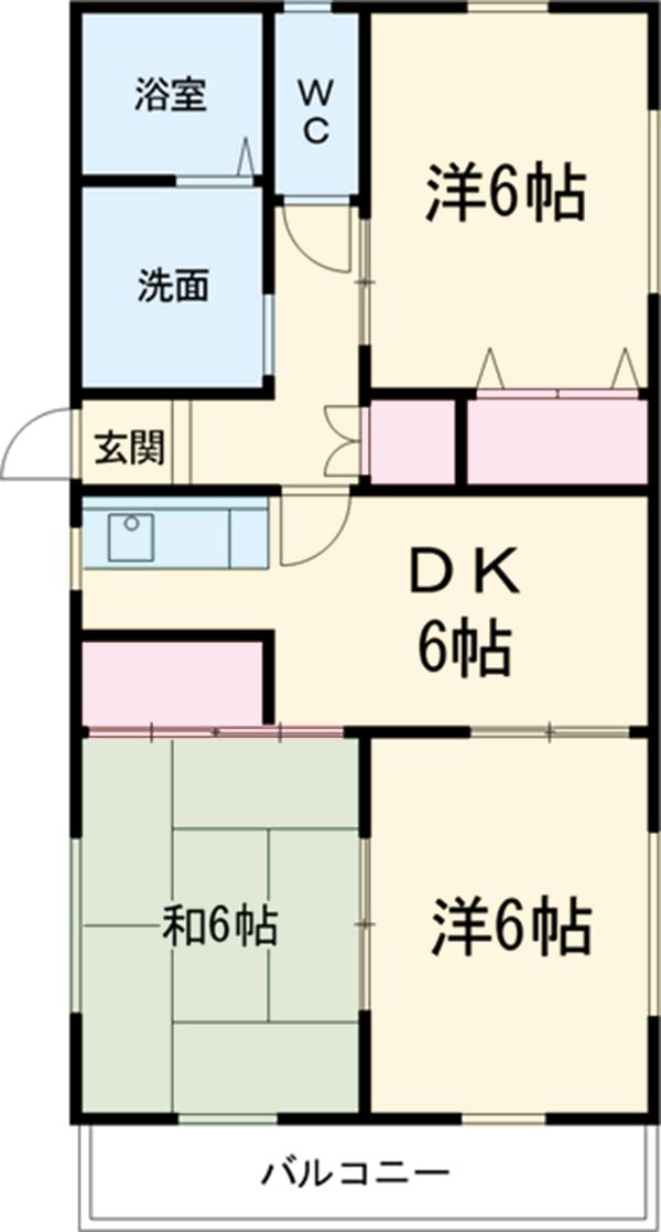 PATIO楠の間取り