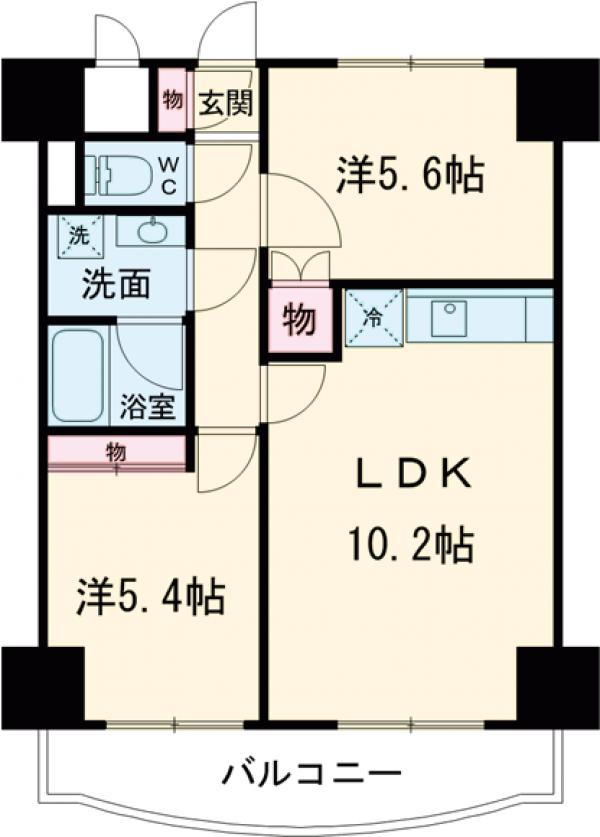メゾン「サロム」の間取り