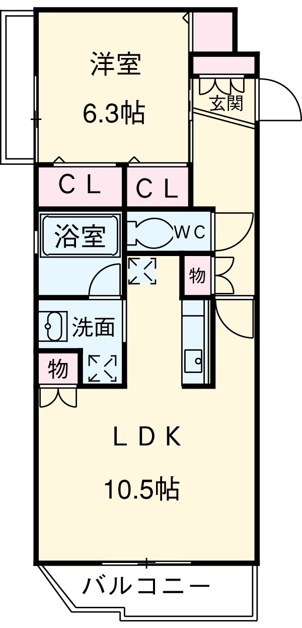CASSIA車道の間取り