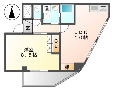 クレシアコートの間取り