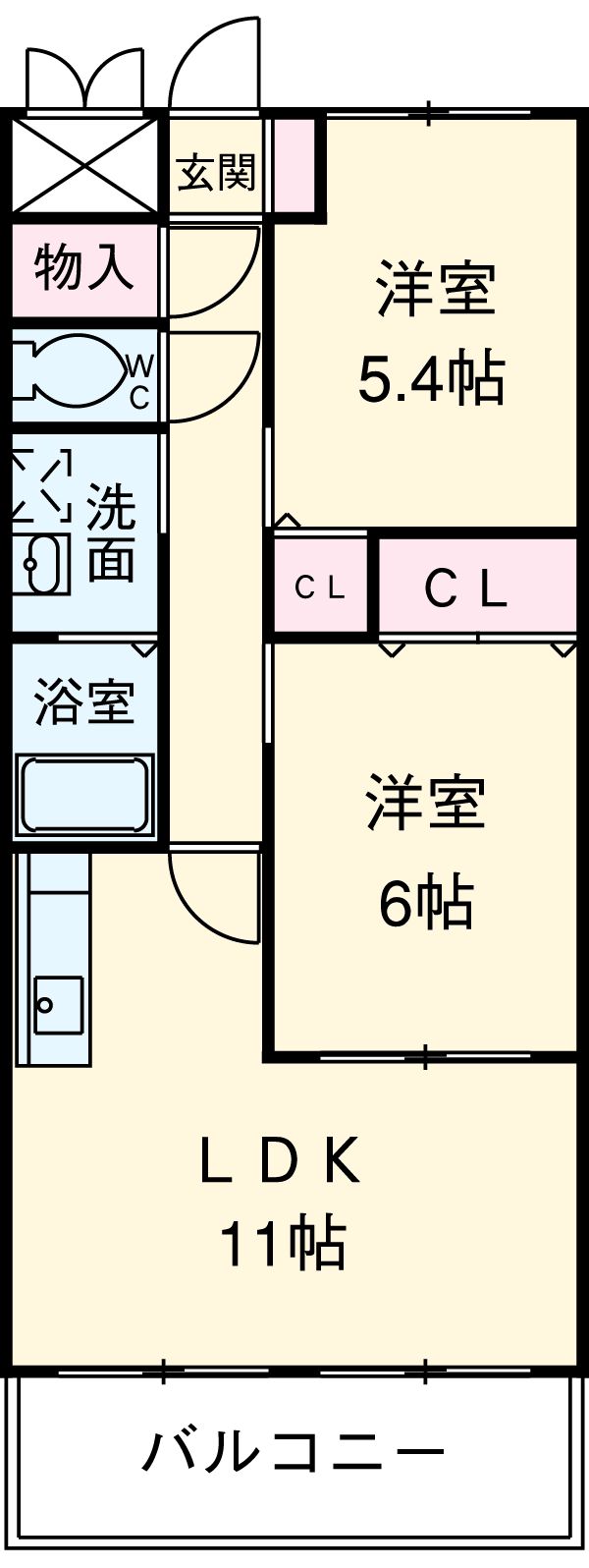エミネンスオタイの間取り