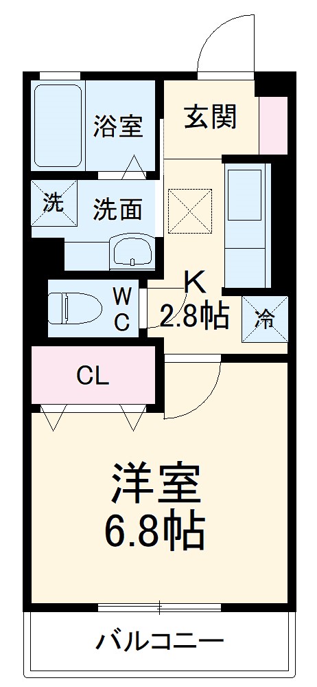 グランドソレイユ Aの間取り