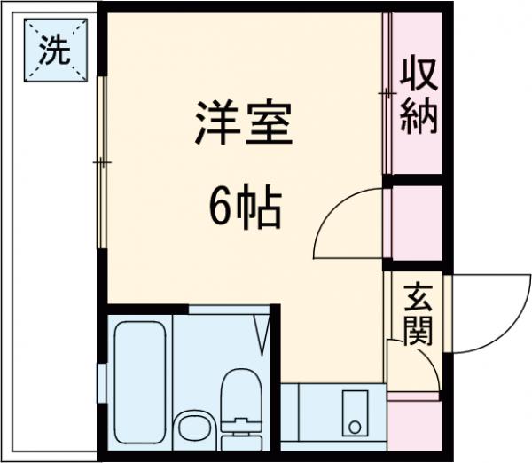 Ｊフラッツ・302号室の間取り
