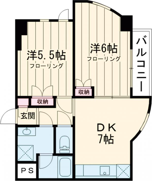 メゾンドリプレットの間取り