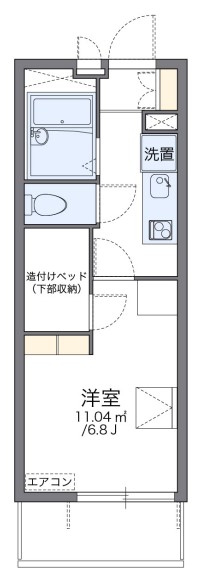 レオパレスエソーレの間取り