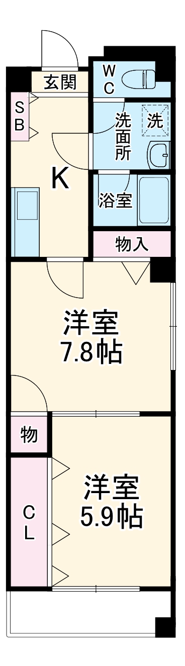 FJ日進通の間取り