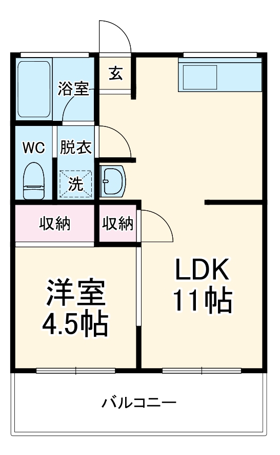 ハイツ早川の間取り