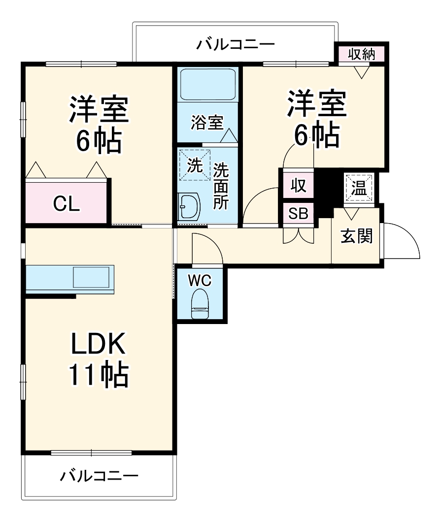 マロニエ Bの間取り