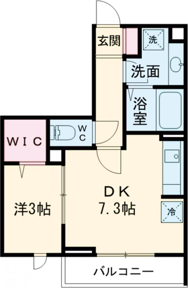 パレス国分寺の間取り