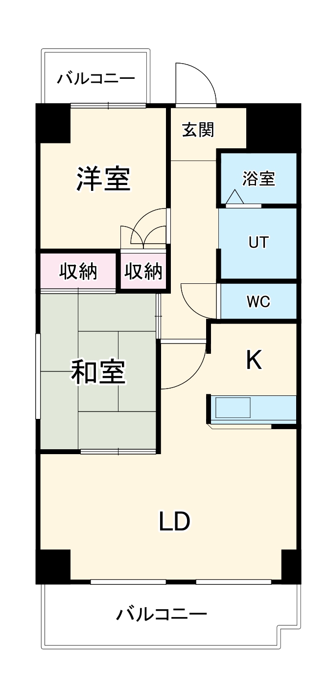 メゾン黒川の間取り