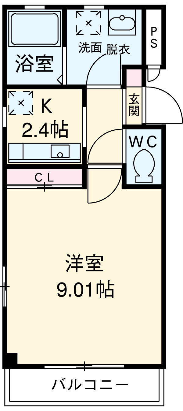 グランヒルズ壱番館の間取り