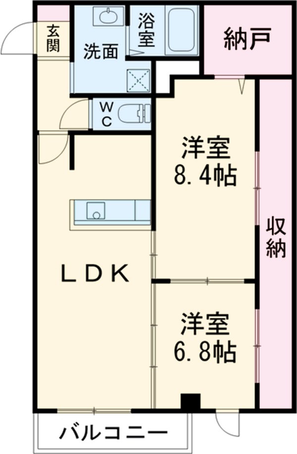 スリーディーガーデン本山の間取り