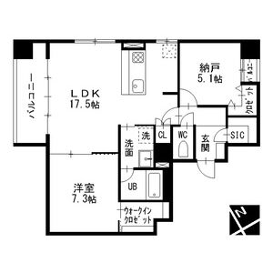 エルミタージュ新栄の間取り