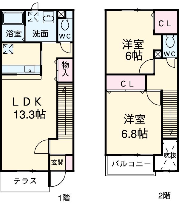 カトルセゾンの間取り
