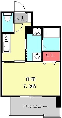 リバーコート砂田橋Ⅰの間取り