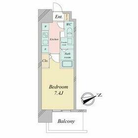 リバーコート砂田橋Ⅰの間取り
