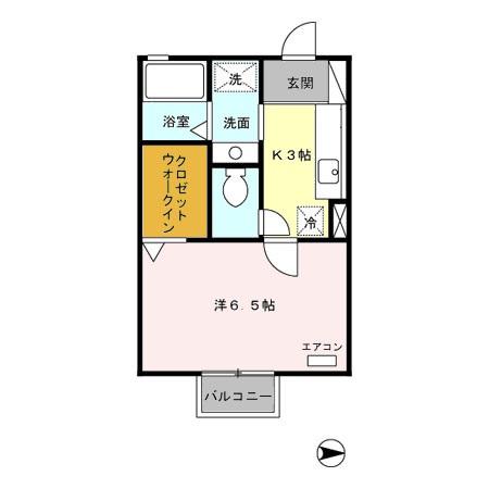 ナスキーふくじゅの間取り