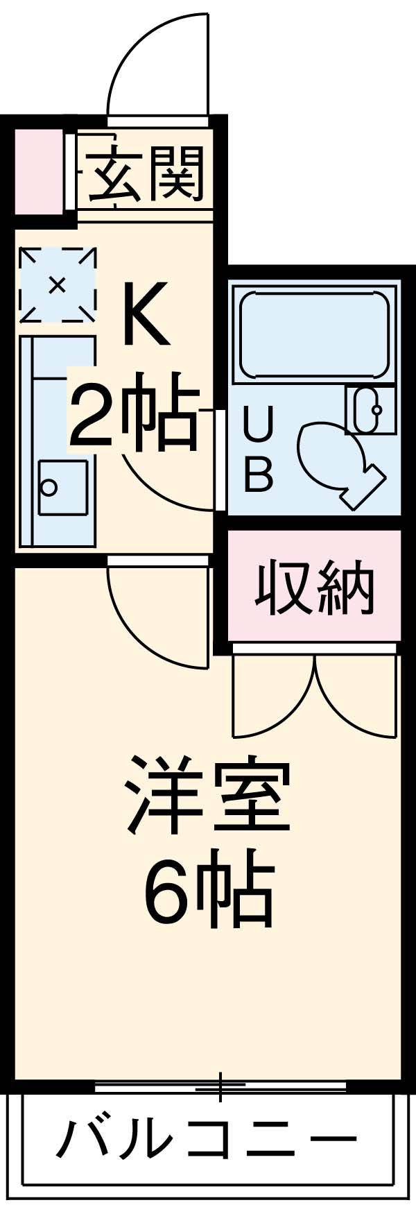 コスモリード国分寺の間取り