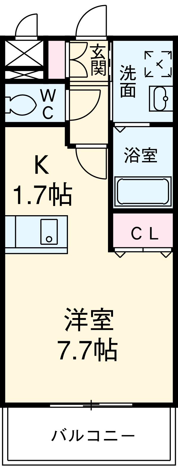 プレサンス桜通り葵の間取り