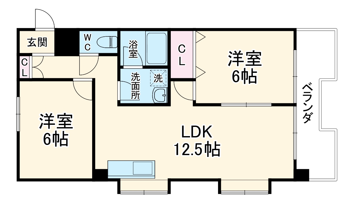 カサ松下の間取り