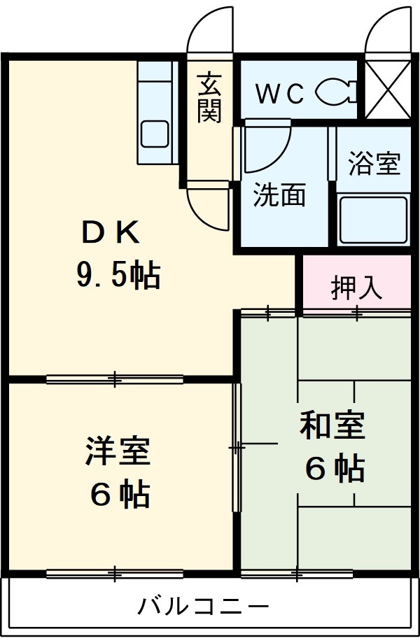 カサ松下の間取り